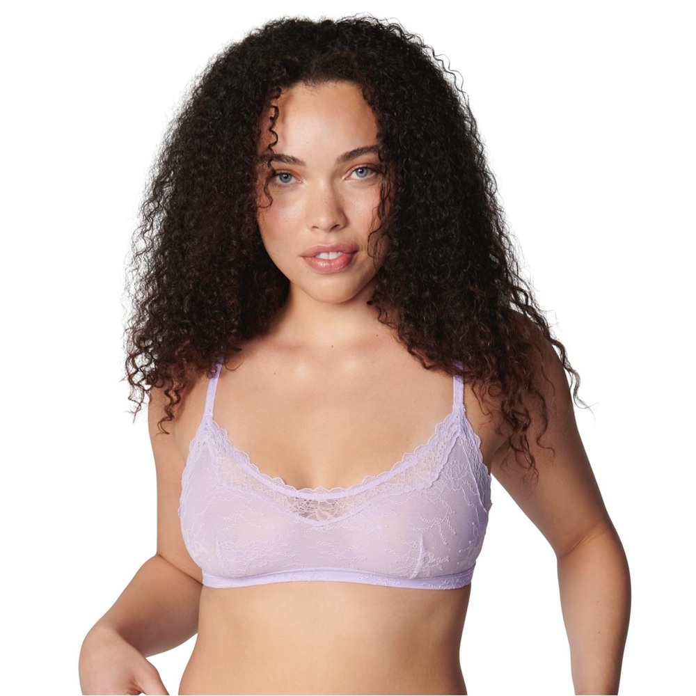 Lace Bralette in Lavender